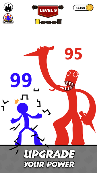 Stick Tower Hero War - Gameplay image of android game