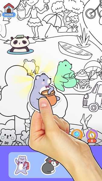 Sticker Art Book Puzzle - عکس بازی موبایلی اندروید