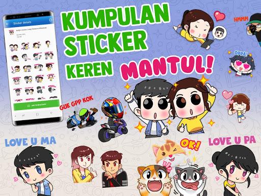 Kumpulan Sticker Keren WAStickerApps - Image screenshot of android app
