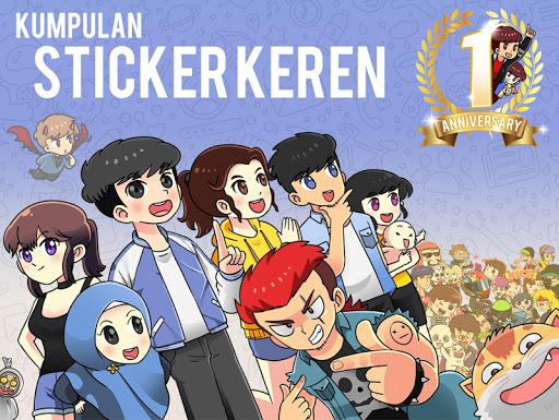 Kumpulan Sticker Keren WAStickerApps - Image screenshot of android app