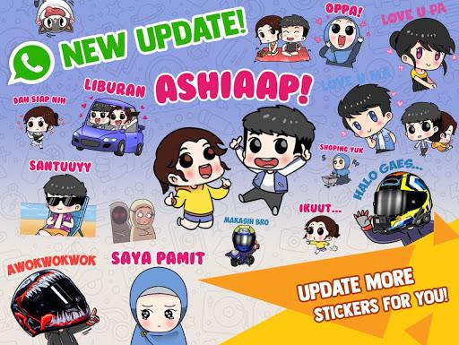 Kumpulan Sticker Keren WAStickerApps - Image screenshot of android app