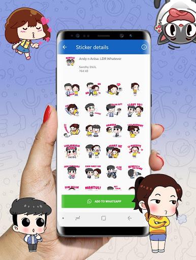Kumpulan Sticker Keren WAStickerApps - Image screenshot of android app