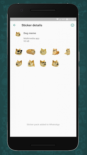 Meme Stickers for WhatsApp - WASticker - عکس برنامه موبایلی اندروید