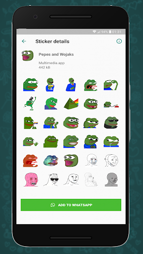 Meme Stickers for WhatsApp - WASticker - عکس برنامه موبایلی اندروید