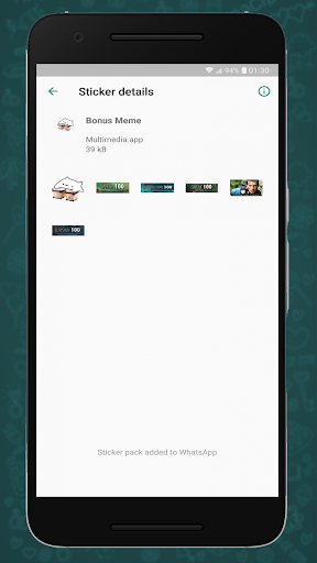 Meme Stickers for WhatsApp - WASticker - عکس برنامه موبایلی اندروید