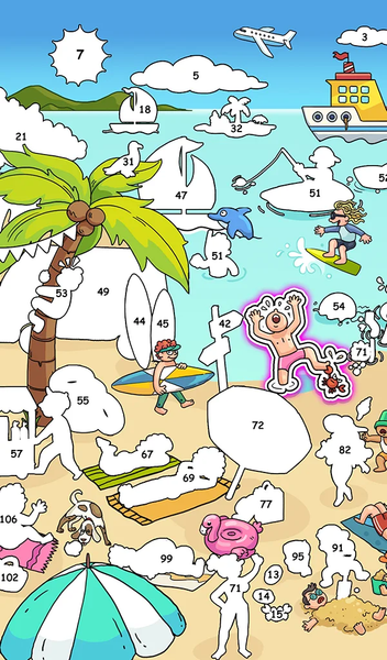 Sticker Puzzle: Colorful Book - عکس بازی موبایلی اندروید