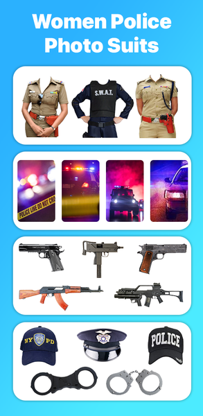 Mens Police Suits Photo Editor - عکس برنامه موبایلی اندروید
