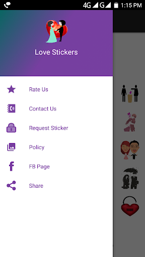 WAStickerApps - Love Stickers Pack For Whatsapp - Image screenshot of android app