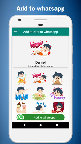 Sticker maker - Stickers for w - عکس برنامه موبایلی اندروید