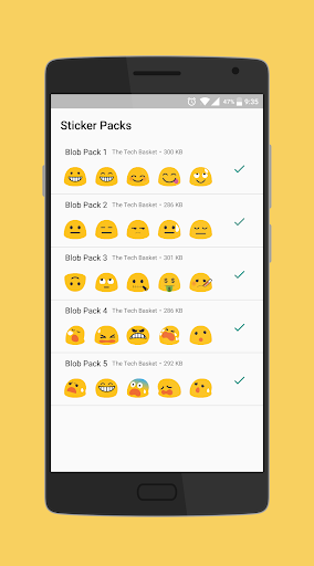 Blob is Back - WAStickerApps - عکس برنامه موبایلی اندروید