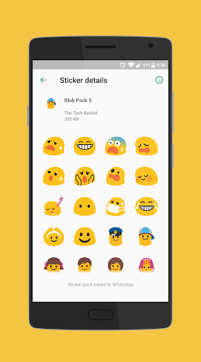Blob is Back - WAStickerApps - عکس برنامه موبایلی اندروید