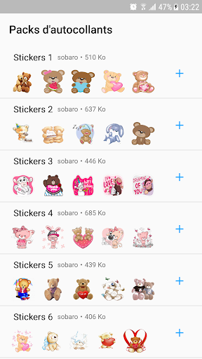 Teddy Sticker For WhatsApp - WAStickerApps - Image screenshot of android app