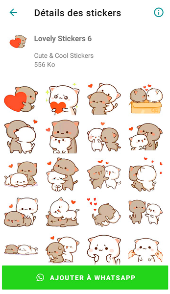 Mochi Cat Stickers - WASticker - Image screenshot of android app