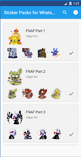 WAStickers - Fnaf Stickers - Image screenshot of android app