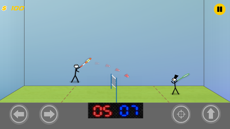 Stickman Badminton - عکس بازی موبایلی اندروید