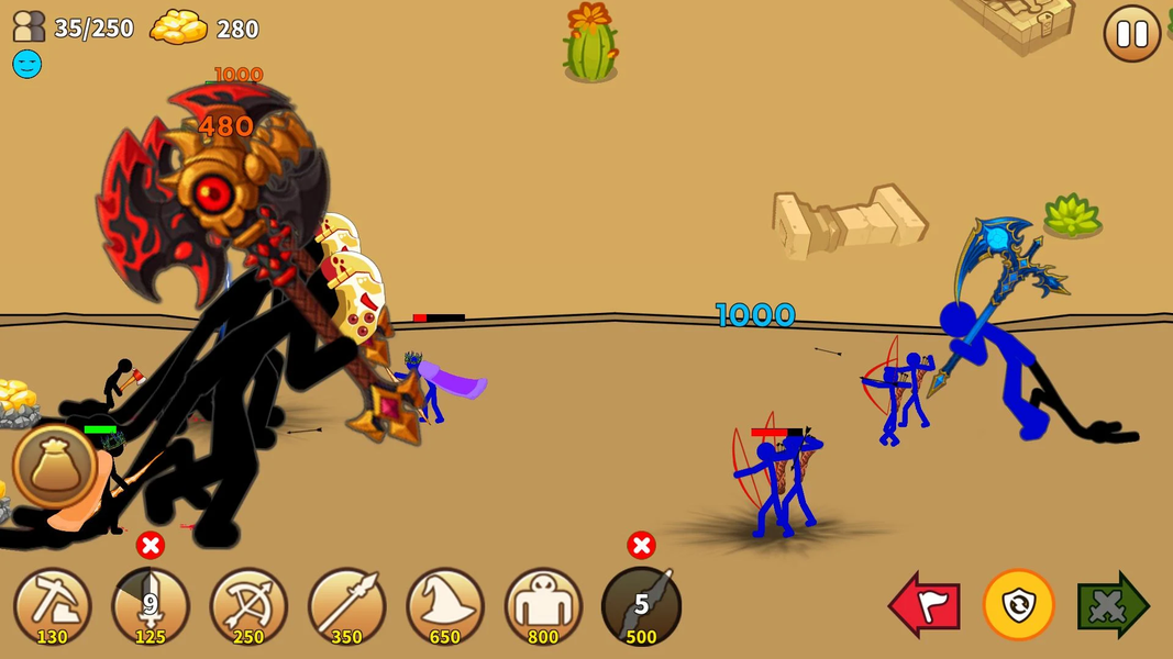 Stick Giant: Battle Reborn - عکس بازی موبایلی اندروید