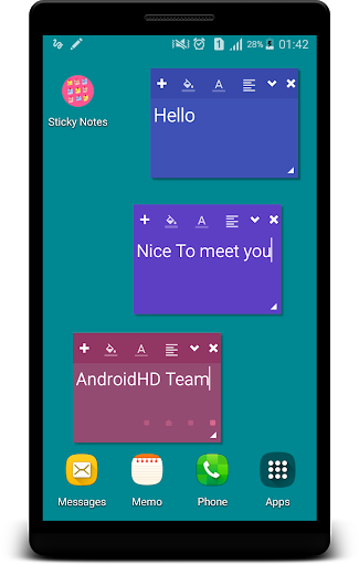 Sticky Notes - Image screenshot of android app