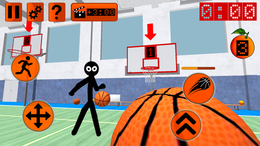 Stickman Neighbor. Basketball Basics Teacher ۳D - عکس بازی موبایلی اندروید