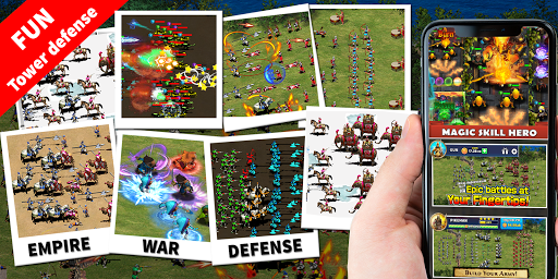 StickMan Defense War - Empire Hero & Tower Defense - عکس بازی موبایلی اندروید