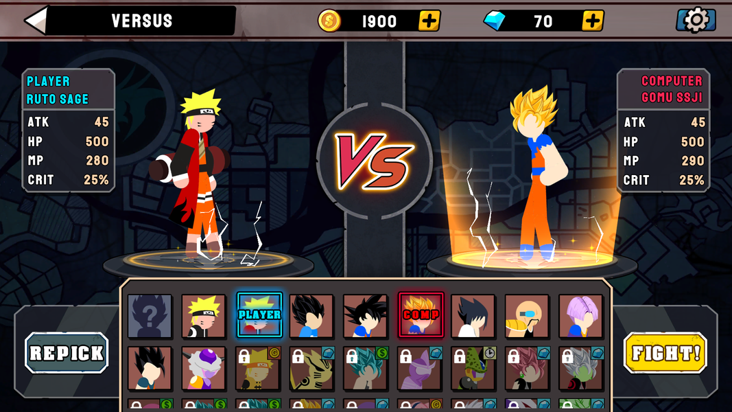 Stick Fight-Battle Of Warriors - عکس بازی موبایلی اندروید