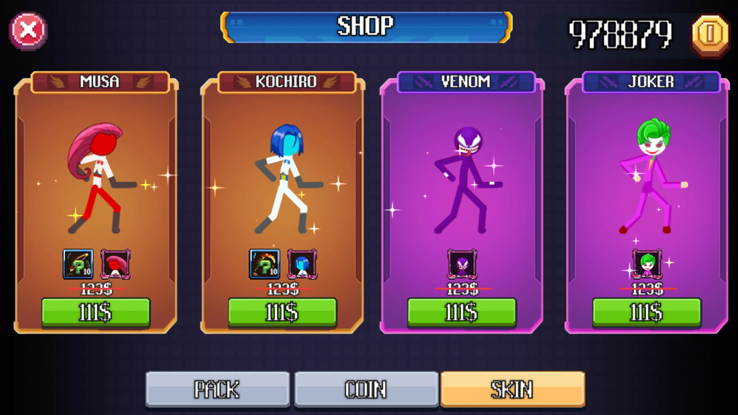 Stick vs Craft: Warrior Fight - عکس بازی موبایلی اندروید