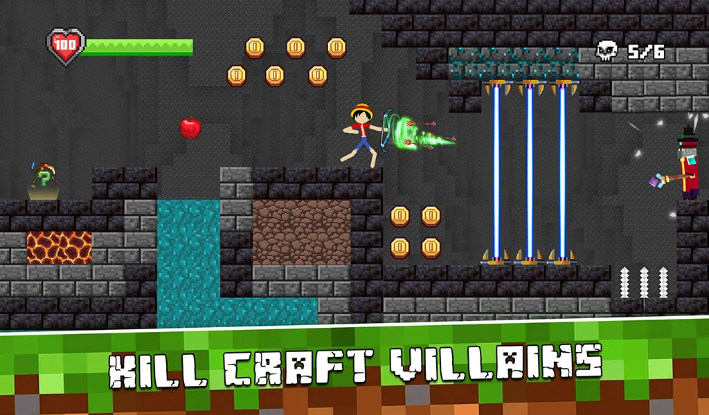 Stick vs Craft: Warrior Fight - Gameplay image of android game