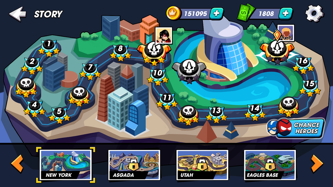 Stick Hero Fight - Gameplay image of android game