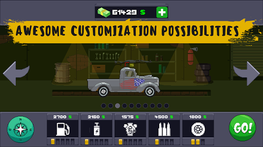 Drive or Die - Zombie Pixel Earn to Epic Racing - عکس بازی موبایلی اندروید