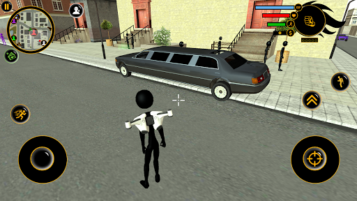 Real Stickman Miami Mafia Crime : Fight To Survive - Gameplay image of android game