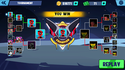 Stickman Heroes Fight - Super Stick Warriors - عکس بازی موبایلی اندروید