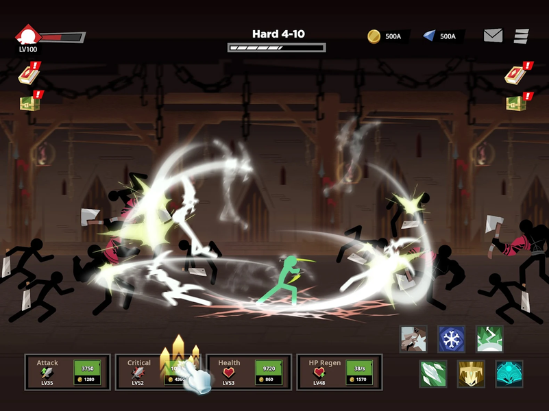 Stickman vs Monster: Idle RPG - عکس بازی موبایلی اندروید
