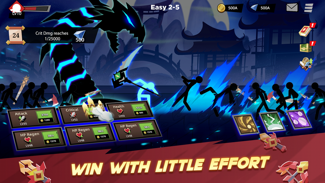 Stickman vs Monster: Idle RPG - عکس بازی موبایلی اندروید