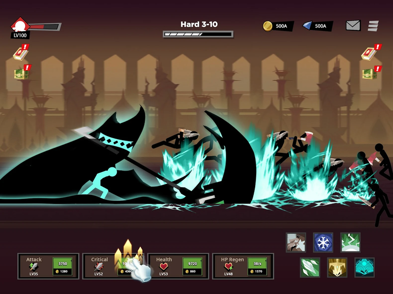 Stickman vs Monster: Idle RPG - عکس بازی موبایلی اندروید