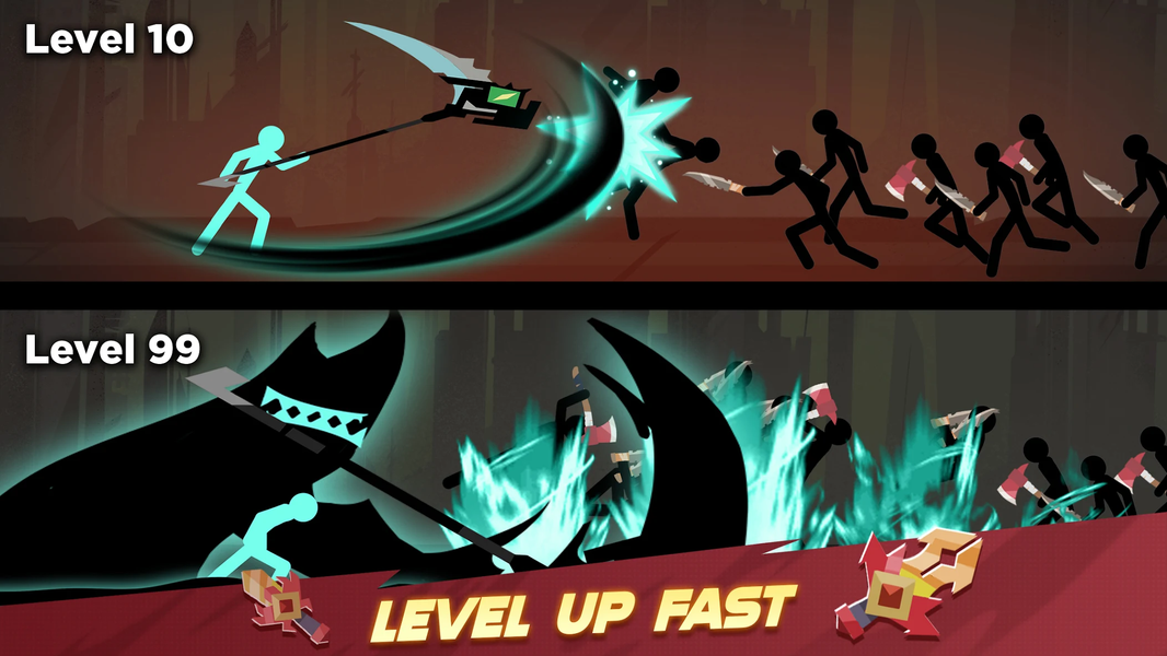 Stickman vs Monster: Idle RPG - عکس بازی موبایلی اندروید