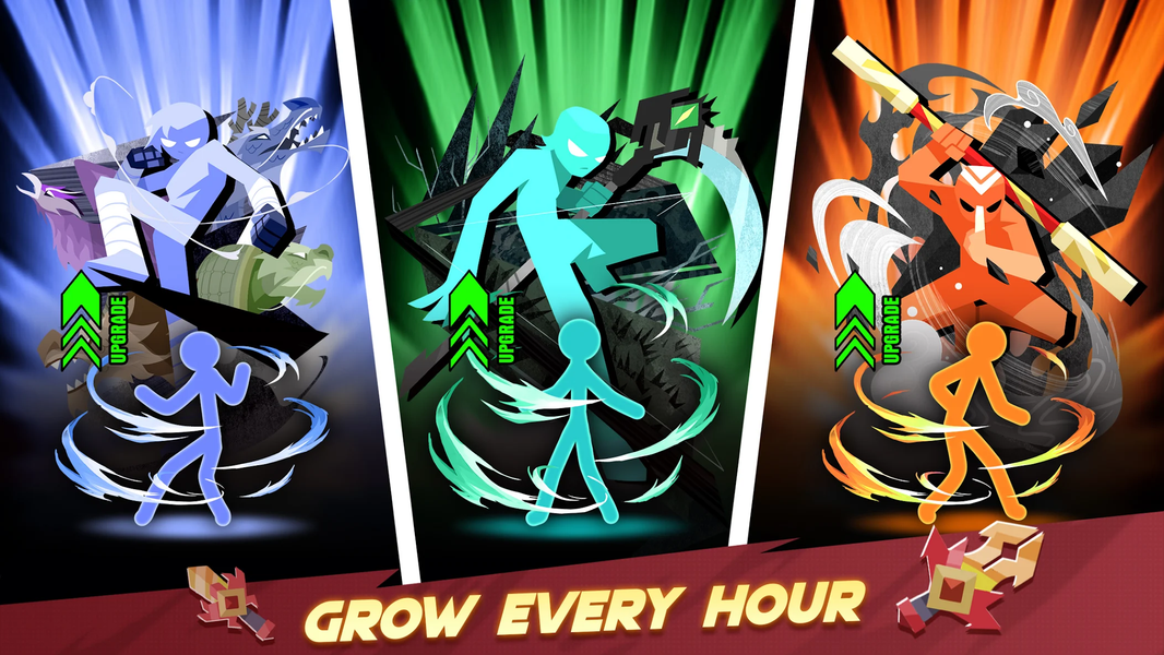 Stickman vs Monster: Idle RPG - عکس بازی موبایلی اندروید
