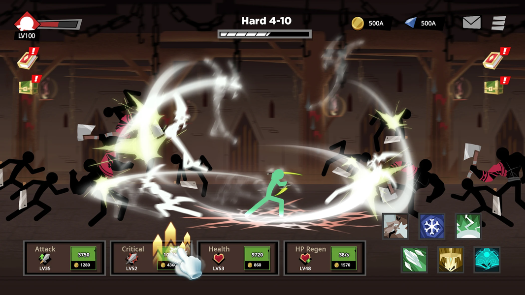 Stickman vs Monster: Idle RPG - عکس بازی موبایلی اندروید