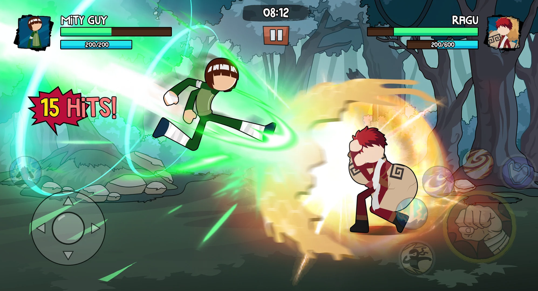 Stick Ninja Fight - Gameplay image of android game