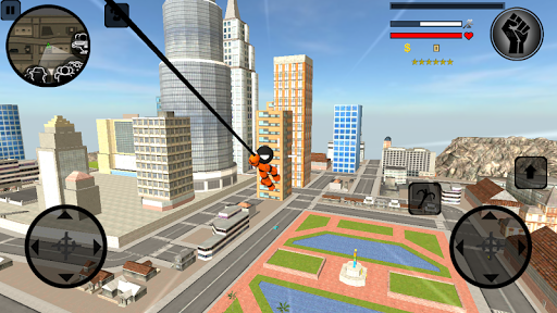 Stickman Killer Rope Hero Vegas Prison Escape - Image screenshot of android app