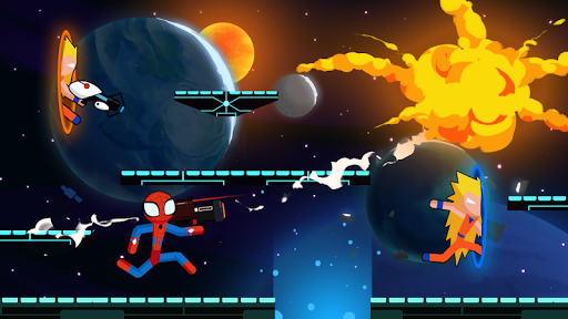 Stickman Dragon Fight - Supreme Stickman Warriors - Gameplay image of android game
