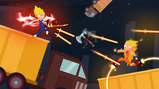 Stickman Dragon Fight - Supreme Stickman Warriors - Gameplay image of android game