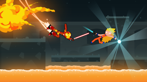 Stickman Dragon Fight - Supreme Stickman Warriors - Gameplay image of android game