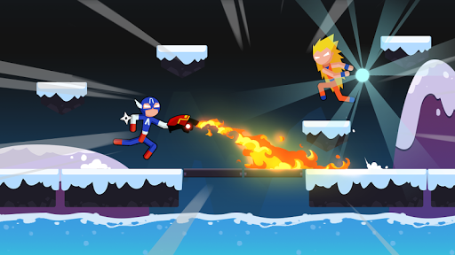 Stickman Dragon Fight - Supreme Stickman Warriors - Gameplay image of android game