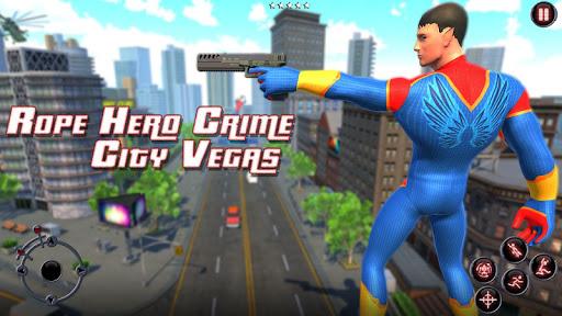 Rope Amazing Hero Crime City Simulator - Image screenshot of android app