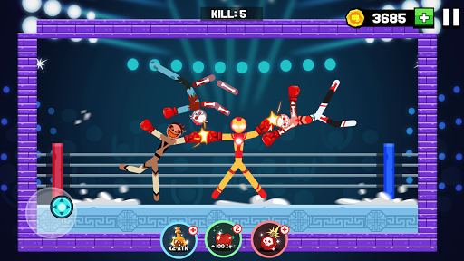 Stickman Fight - Battle Royale - Gameplay image of android game