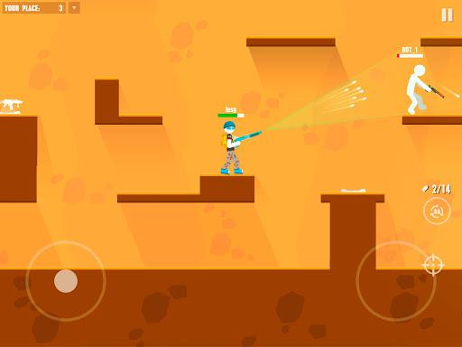 Stickman Battles: Online Shooter - Gameplay image of android game