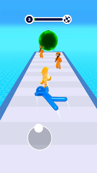 Stickman Ragdoll Run - Gameplay image of android game