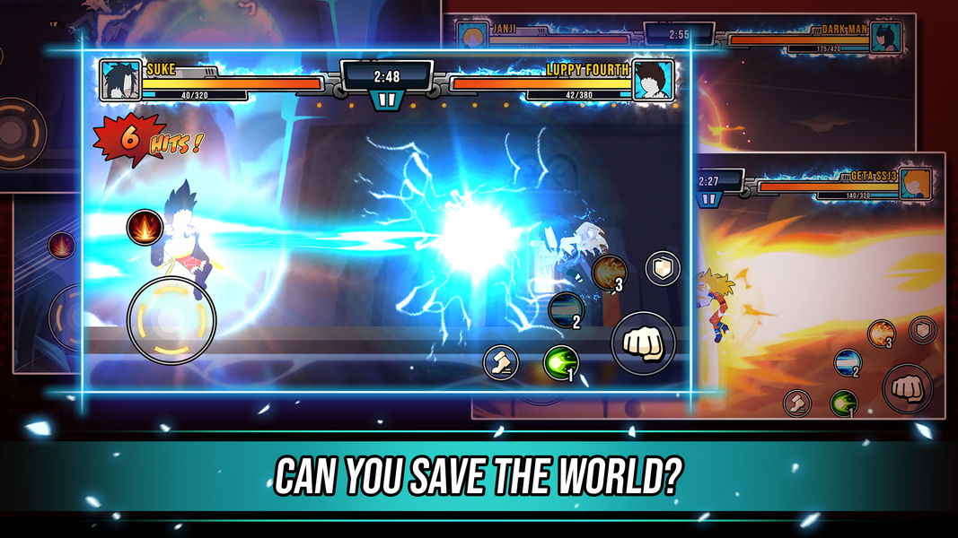 Super Stickman Dragon Warriors - عکس بازی موبایلی اندروید