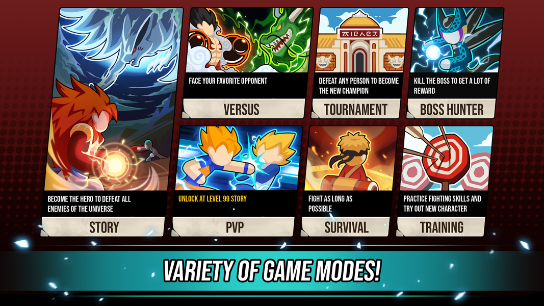 Super Stickman Dragon Warriors - عکس بازی موبایلی اندروید