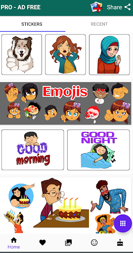 Animated Stickers Maker, Text Stickers & GIF Maker - Image screenshot of android app