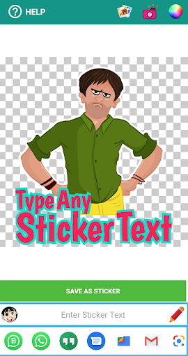Animated Stickers Maker, Text Stickers & GIF Maker - عکس برنامه موبایلی اندروید